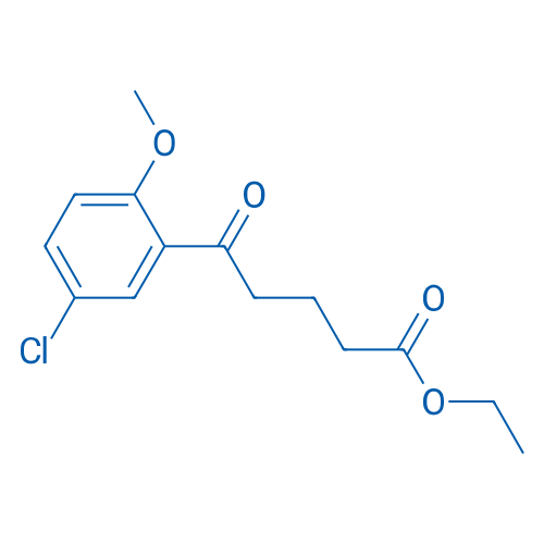 Ethyl 5-(5-chloro-2-methoxyphenyl)-5-oxopentanoate 1g