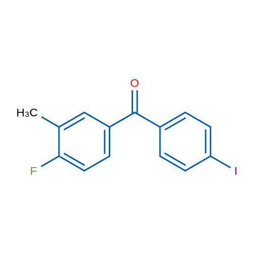 (4-Fluoro-3-methylphenyl)(4-iodophenyl)methanone 5g