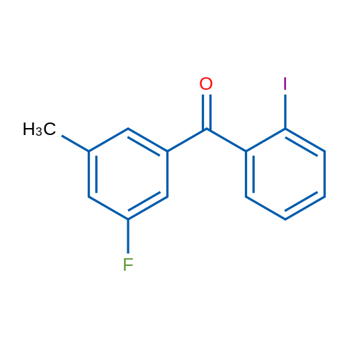 (3-Fluoro-5-methylphenyl)(2-iodophenyl)methanone 5g