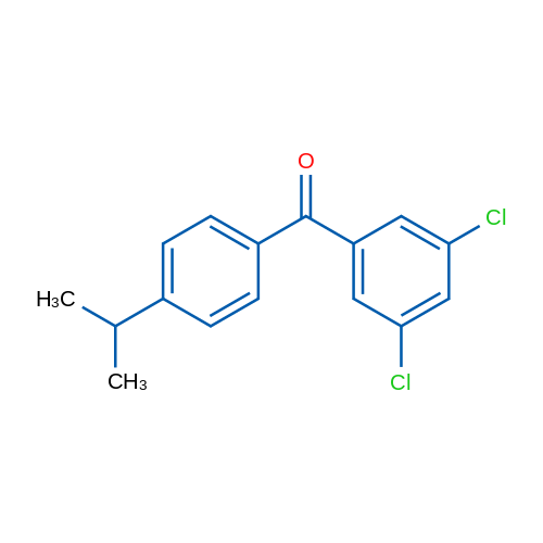 (3,5-Dichlorophenyl)(4-isopropylphenyl)methanone 1g