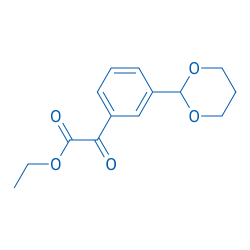 Ethyl 2-(3-(1,3-dioxan-2-yl)phenyl)-2-oxoacetate 1g