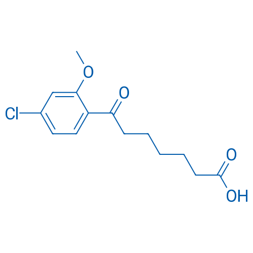 7-(4-Chloro-2-methoxyphenyl)-7-oxoheptanoic acid 1g