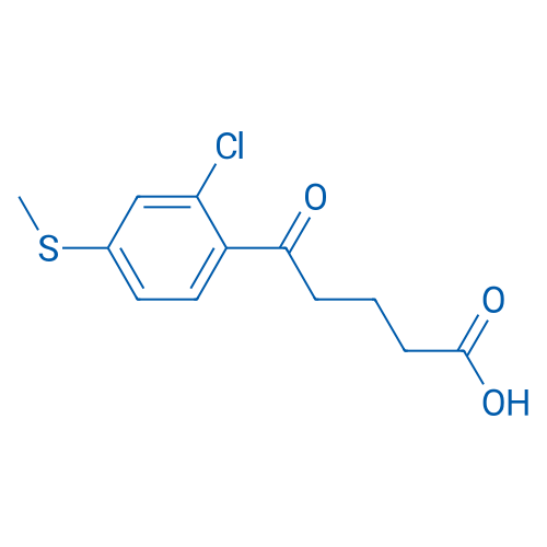 5-(2-Chloro-4-(methylthio)phenyl)-5-oxopentanoic acid 1g
