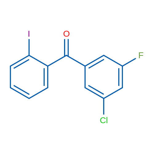 (3-Chloro-5-fluorophenyl)(2-iodophenyl)methanone 5g