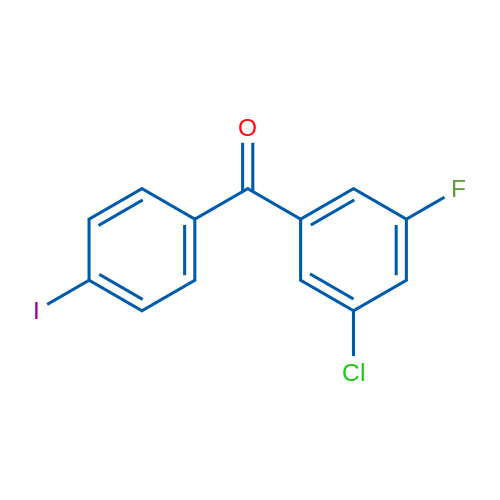 (3-Chloro-5-fluorophenyl)(4-iodophenyl)methanone 1g