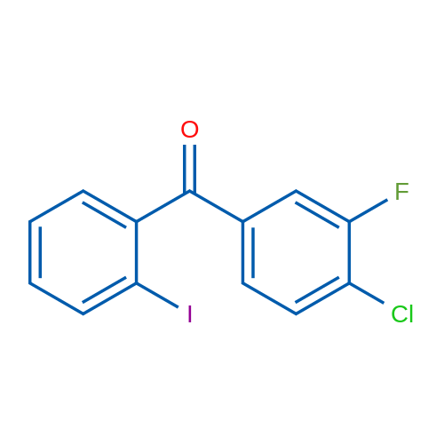 (4-Chloro-3-fluorophenyl)(2-iodophenyl)methanone 1g