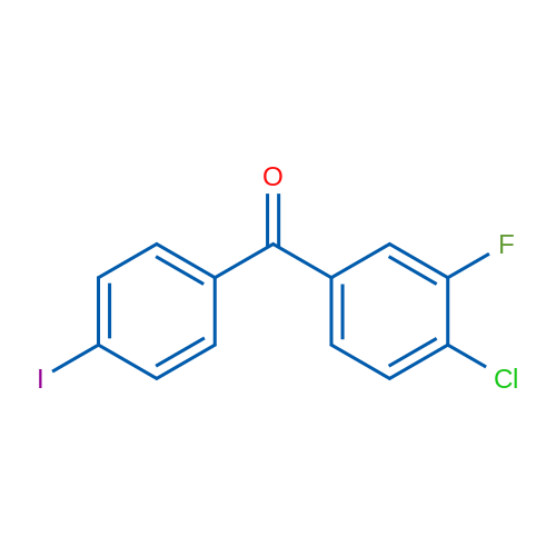 (4-Chloro-3-fluorophenyl)(4-iodophenyl)methanone 5g