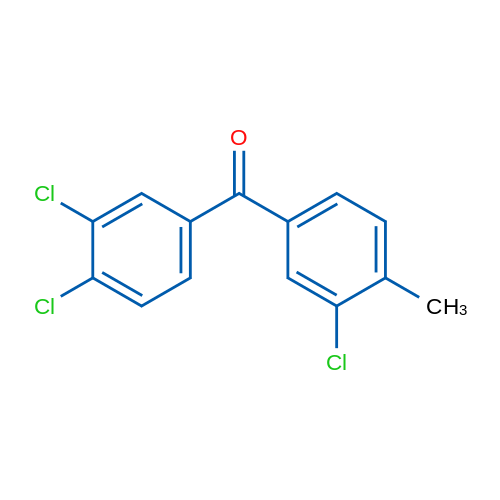 (3-Chloro-4-methylphenyl)(3,4-dichlorophenyl)methanone 5g