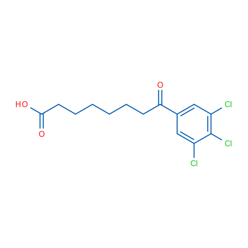 8-Oxo-8-(3,4,5-trichlorophenyl)octanoic acid 1g