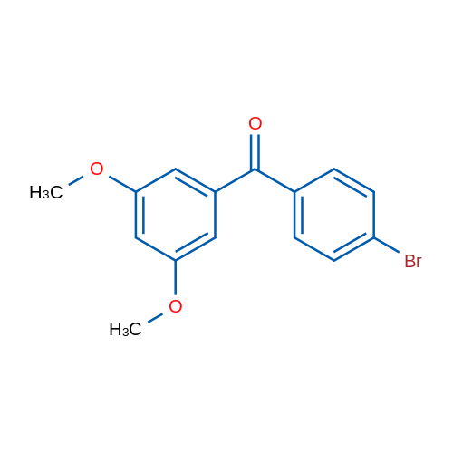 (4-Bromophenyl)(3,5-dimethoxyphenyl)methanone 5g