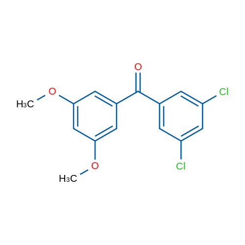 (3,5-Dichlorophenyl)(3,5-dimethoxyphenyl)methanone 1g