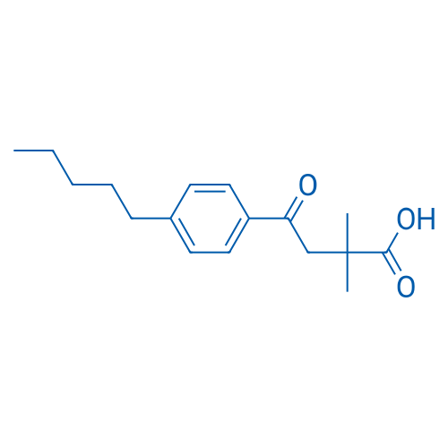 2,2-Dimethyl-4-oxo-4-(4-pentylphenyl)butanoic acid 1g