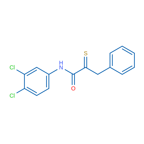 N-(3,4-Dichlorophenyl)-3-phenyl-2-thioxopropanamide 1g
