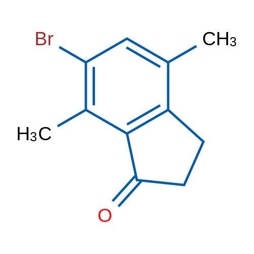 6-Bromo-4,7-dimethyl-2,3-dihydro-1H-inden-1-one 1g
