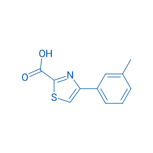 4-(m-Tolyl)thiazole-2-carboxylic acid 250mg
