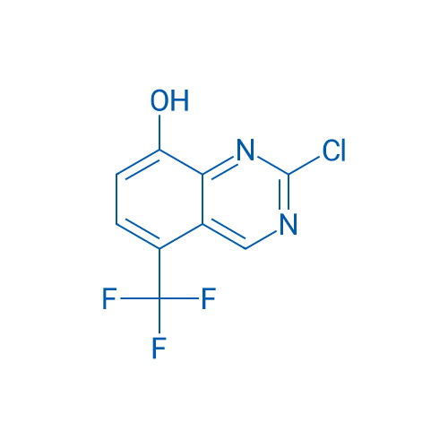 2-Chloro-5-(trifluoromethyl)quinazolin-8-ol 250mg