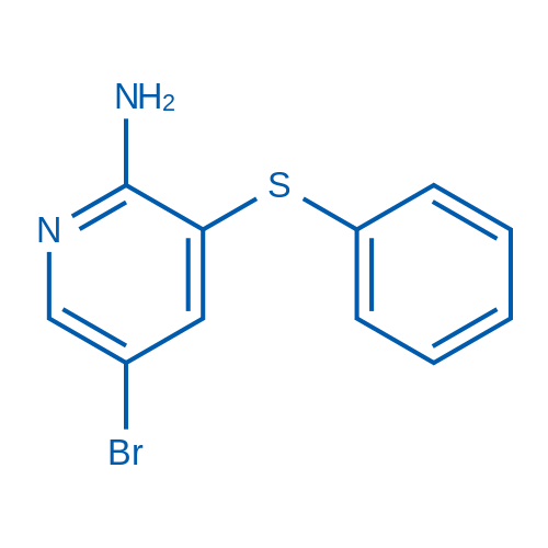 5-Bromo-3-(phenylthio)pyridin-2-amine 250mg