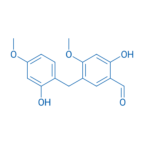 2-Hydroxy-5-(2-hydroxy-4-methoxybenzyl)-4-methoxybenzaldehyde 5mg