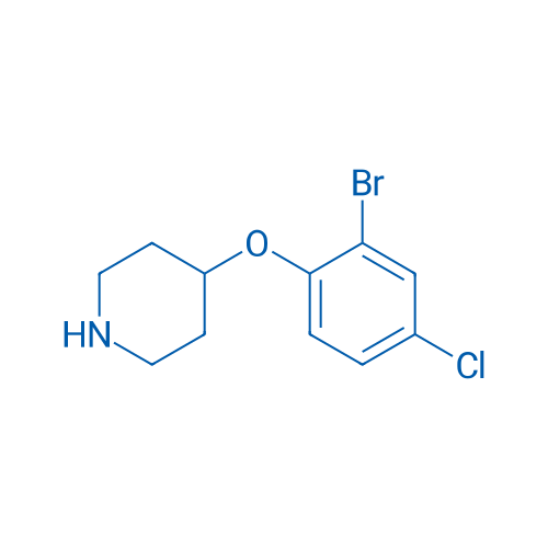 4-(2-Bromo-4-chlorophenoxy)piperidine 1g