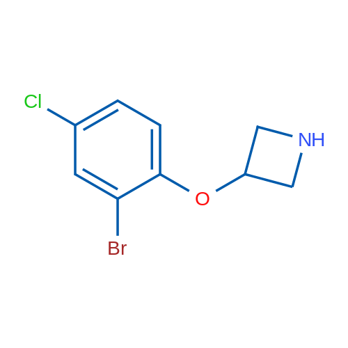 3-(2-Bromo-4-chlorophenoxy)azetidine 5g