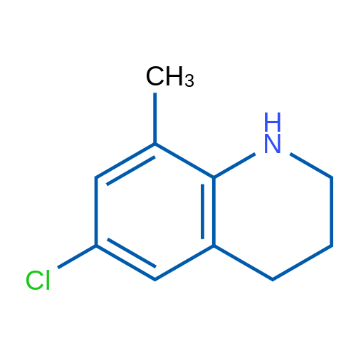 6-Chloro-8-methyl-1,2,3,4-tetrahydroquinoline 1g