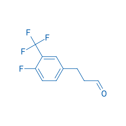 3-(4-Fluoro-3-(trifluoromethyl)phenyl)propanal 100mg