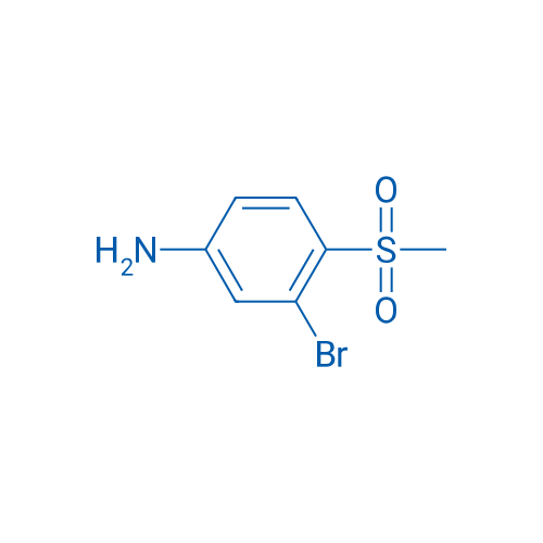 3-Bromo-4-(methylsulfonyl)benzenamine 250mg