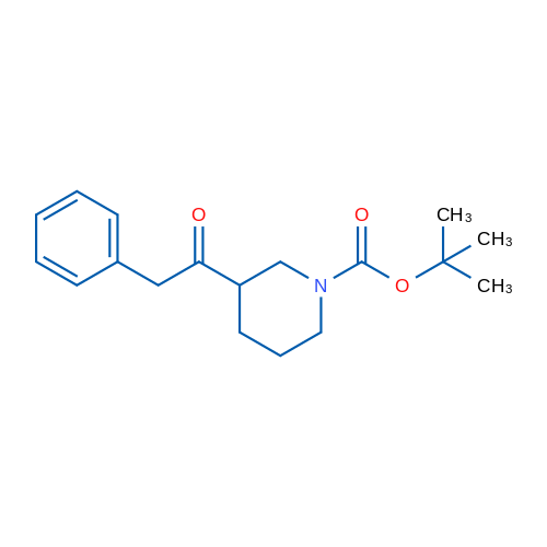 tert-Butyl 3-(2-phenylacetyl)piperidine-1-carboxylate 5g