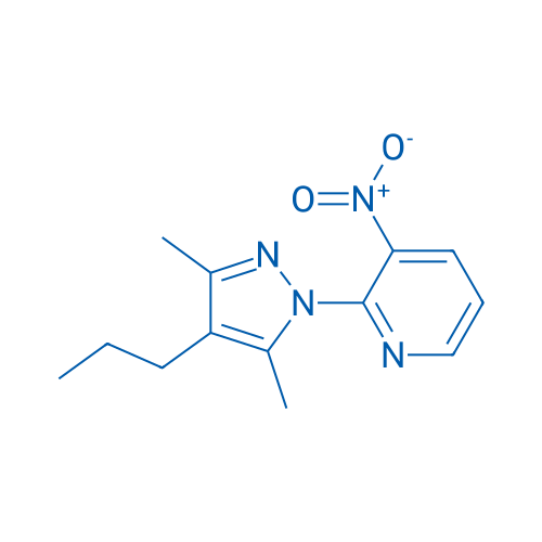 2-(3,5-Dimethyl-4-propyl-1H-pyrazol-1-yl)-3-nitropyridine 1g