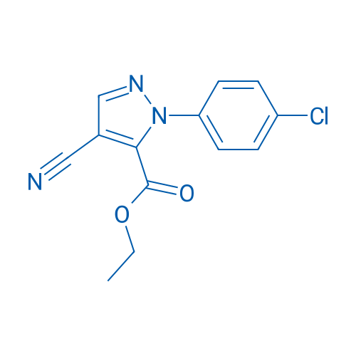 Ethyl 1-(4-chlorophenyl)-4-cyano-1H-pyrazole-5-carboxylate 1g