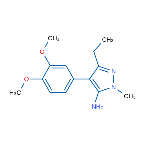 4-(3,4-Dimethoxyphenyl)-3-ethyl-1-methyl-1H-pyrazol-5-amine 5g