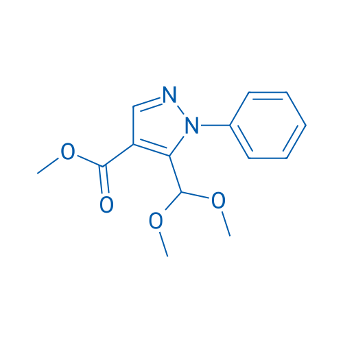 Methyl 5-(dimethoxymethyl)-1-phenyl-1H-pyrazole-4-carboxylate 1g