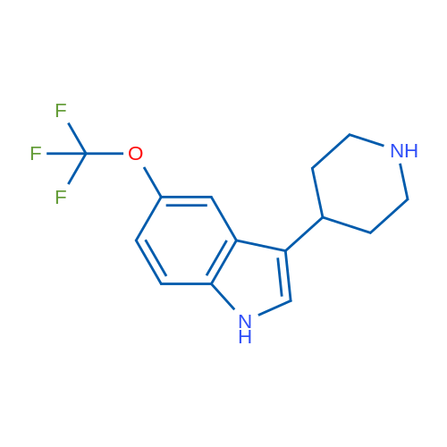 3-(Piperidin-4-yl)-5-(trifluoromethoxy)-1H-indole 1g