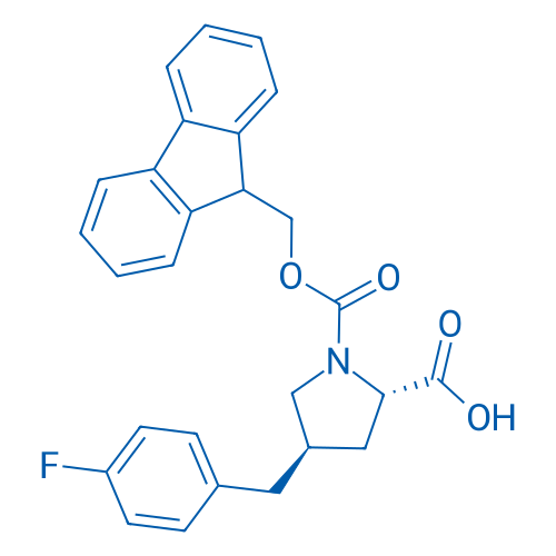 Fmoc-trans-4-(4-F-Bzl)-Pro-OH 100mg