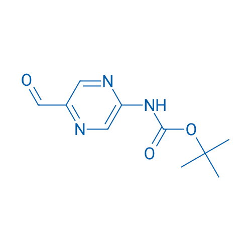 tert-Butyl (5-formylpyrazin-2-yl)carbamate 250mg