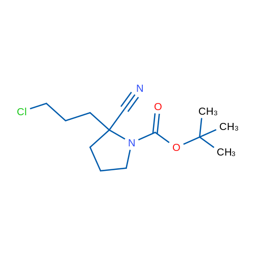 tert-Butyl 2-(3-chloropropyl)-2-cyanopyrrolidine-1-carboxylate 1g