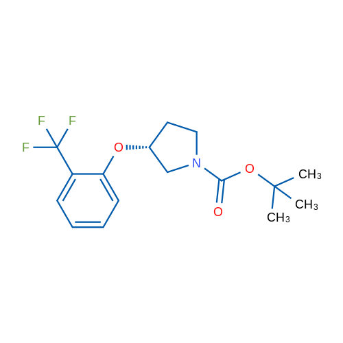 (R)-tert-Butyl 3-(2-(trifluoromethyl)phenoxy)pyrrolidine-1-carboxylate 1g