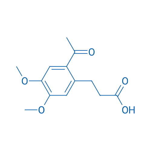 3-(2-Acetyl-4,5-dimethoxyphenyl)propanoic acid 250mg