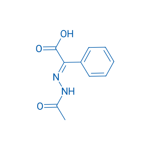 (E)-2-(2-Acetylhydrazono)-2-phenylacetic acid 1g