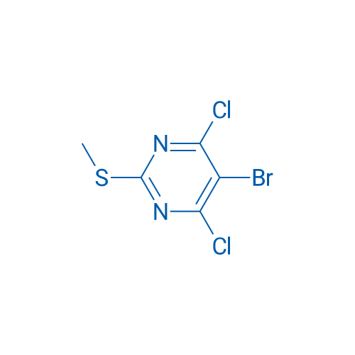 5-Bromo-4,6-dichloro-2-(methylthio)pyrimidine 250mg
