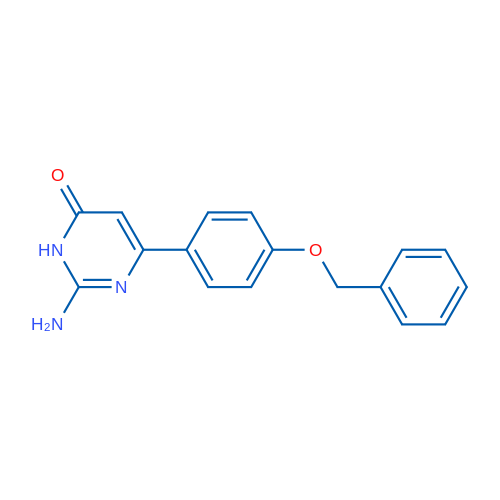 2-Amino-6-(4-(benzyloxy)phenyl)pyrimidin-4(3H)-one 1g
