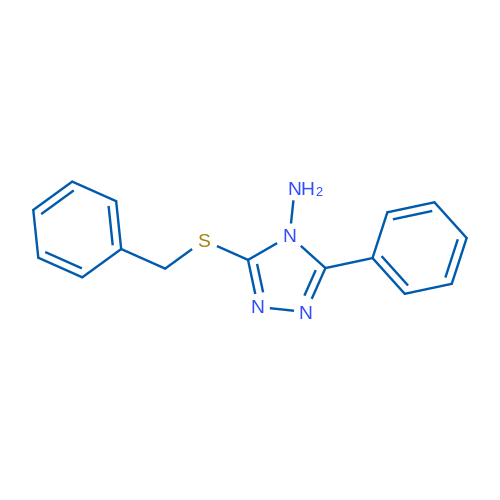 3-(Benzylsulfanyl)-5-phenyl-4H-1,2,4-triazol-4-amine 1g
