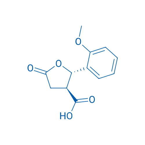 trans-2-(2-Methoxyphenyl)-5-oxotetrahydrofuran-3-carboxylic acid 1g