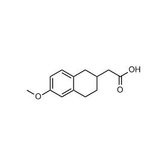 2-(6-methoxy-1,2,3,4-tetrahydronaphthalen-2-yl)acetic acid