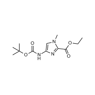 Ethyl 4-((tert-butoxycarbonyl)amino)-1-methyl-1H-imidazole-2-carboxylate