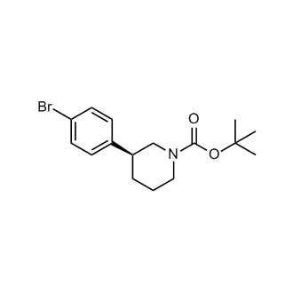 tert-Butyl (3S)-3-(4-bromophenyl)piperidine-1-carboxylate
