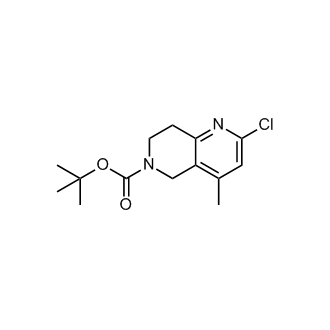 tert-Butyl 2-chloro-4-methyl-7,8-dihydro-1,6-naphthyridine-6(5H)-carboxylate