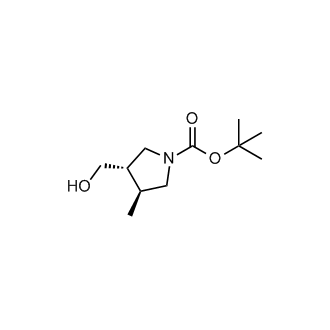 rel-1,1-Dimethylethyl (3R,4R)-3-(hydroxymethyl)-4-methyl-1-pyrrolidinecarboxylate
