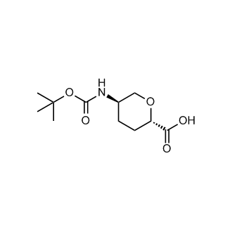 (2S,5R)-5-((tert-Butoxycarbonyl)amino)tetrahydro-2H-pyran-2-carboxylic acid