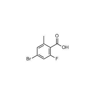 4-Bromo-2-fluoro-6-methylbenzoic acid